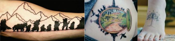 hobbit senhor dos anéis tattoo